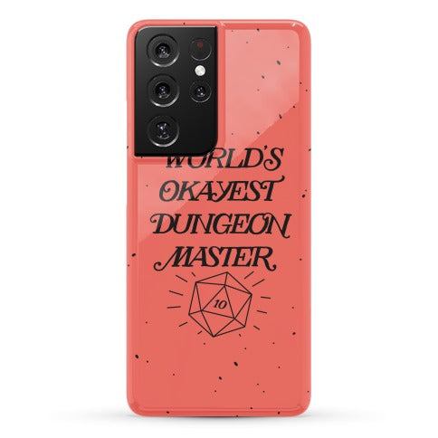 World's Okayest Dungeon Master Phone Case